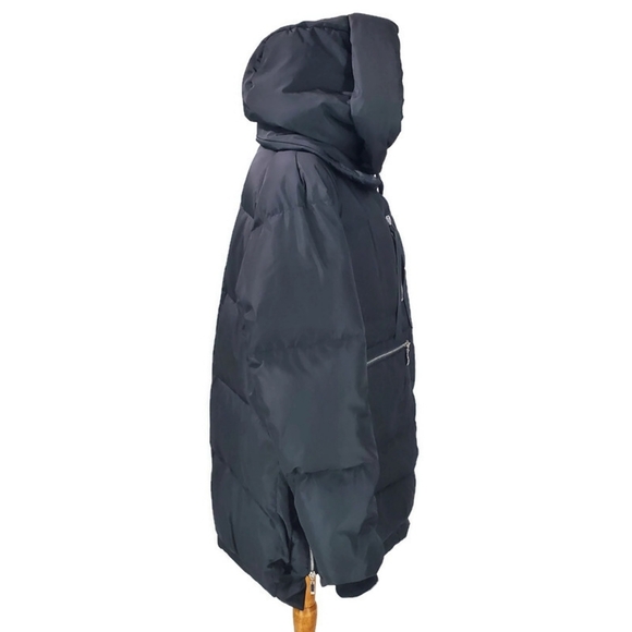 Orolay Thickened Down Jacket Black Winter Snow Coat Large Viral Coat Warm - Picture 8 of 16